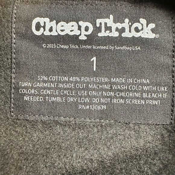 NWT Torrid Plus Size Black Cheap Trick Cozy Fleece Sweatshirt -Size XL - 14-16 - Picture 5 of 8